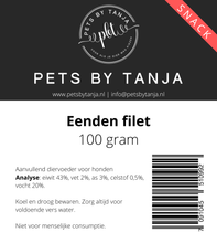 Afbeelding in Gallery-weergave laden, Eenden filet 100 gram hondensnack