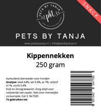 Afbeelding in Gallery-weergave laden, Kippennekken 250 gram hondensnack - Pets by Tanja