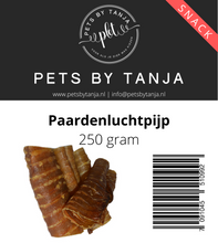 Afbeelding in Gallery-weergave laden, Paardenluchtpijp 250 gram hondensnack
