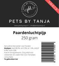 Afbeelding in Gallery-weergave laden, Paardenluchtpijp 250 gram hondensnack
