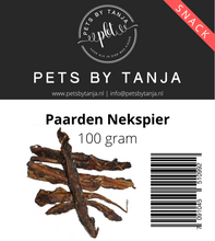 Afbeelding in Gallery-weergave laden, Paarden Nekspier 100 gram hondensnack
