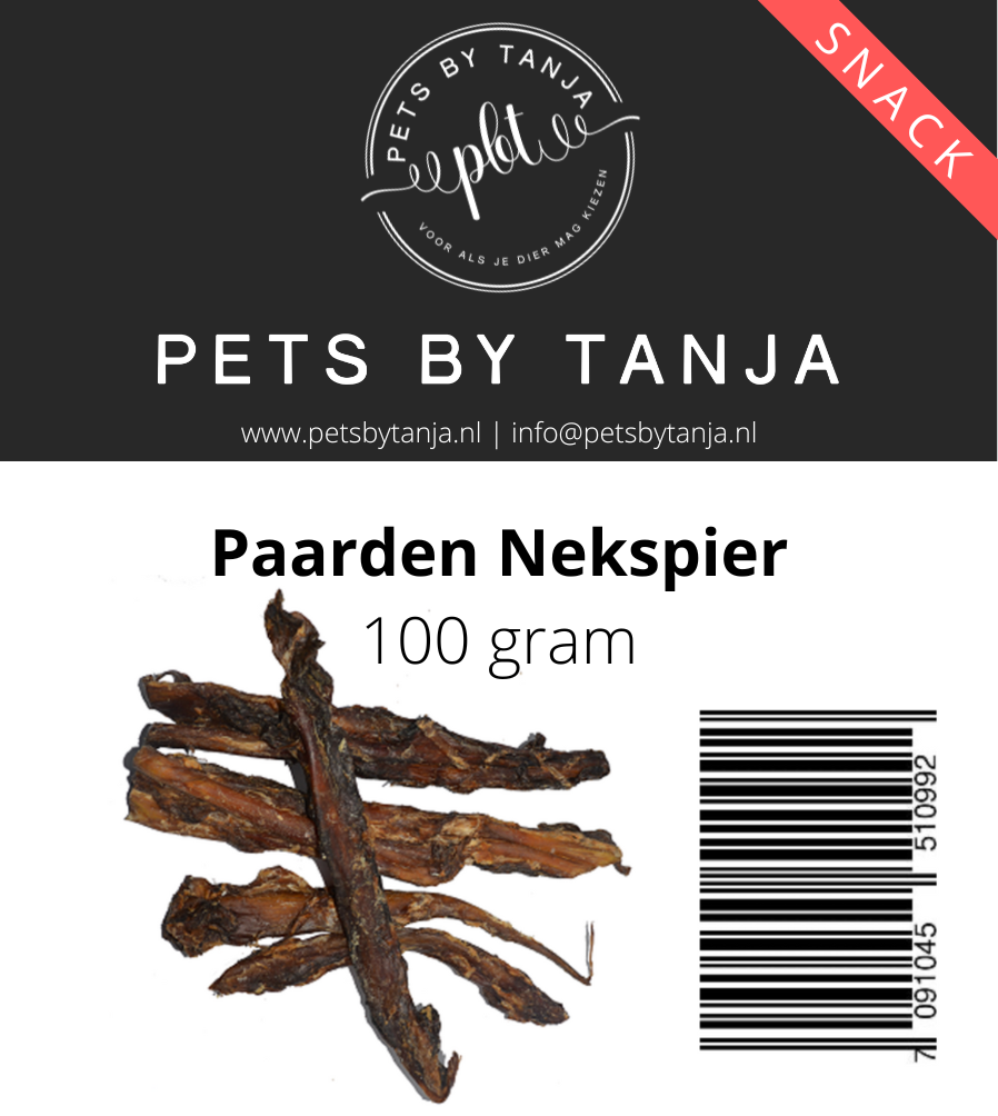 Paarden Nekspier 100 gram hondensnack