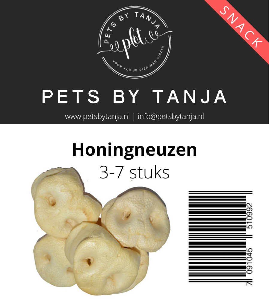 Honingneuzen 3 of 7 stuks hondensnack