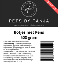 Afbeelding in Gallery-weergave laden, Pens Botjes 500 gram hondensnack - Pets by Tanja
