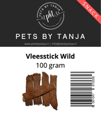 Afbeelding in Gallery-weergave laden, Vleessticks wild 100 gram hondensnack - Pets by Tanja

