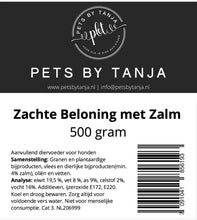 Afbeelding in Gallery-weergave laden, Zachte beloning met zalm 500 gram hondensnack - Pets by Tanja
