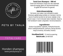 Afbeelding in Gallery-weergave laden, Honden Shampoo Total Care 500 ml - Pets by Tanja
