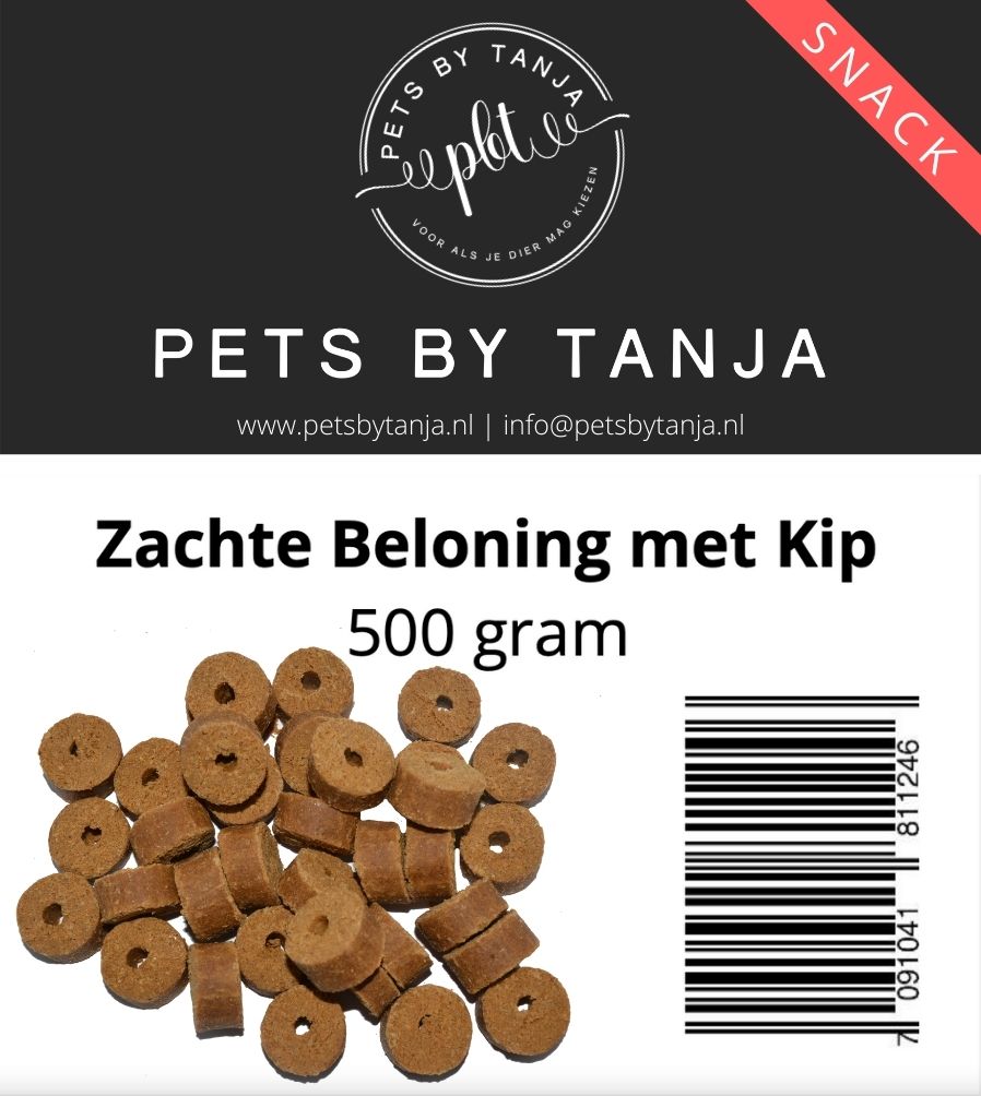 Zachte beloning met kip hondensnack - Pets by Tanja