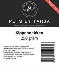 Afbeelding in Gallery-weergave laden, Kippennekken 250 gram hondensnack - Pets by Tanja
