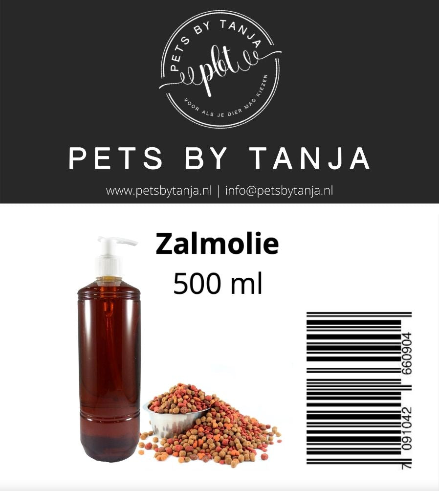Zalmolie 500 ml supplement - Pets by Tanja